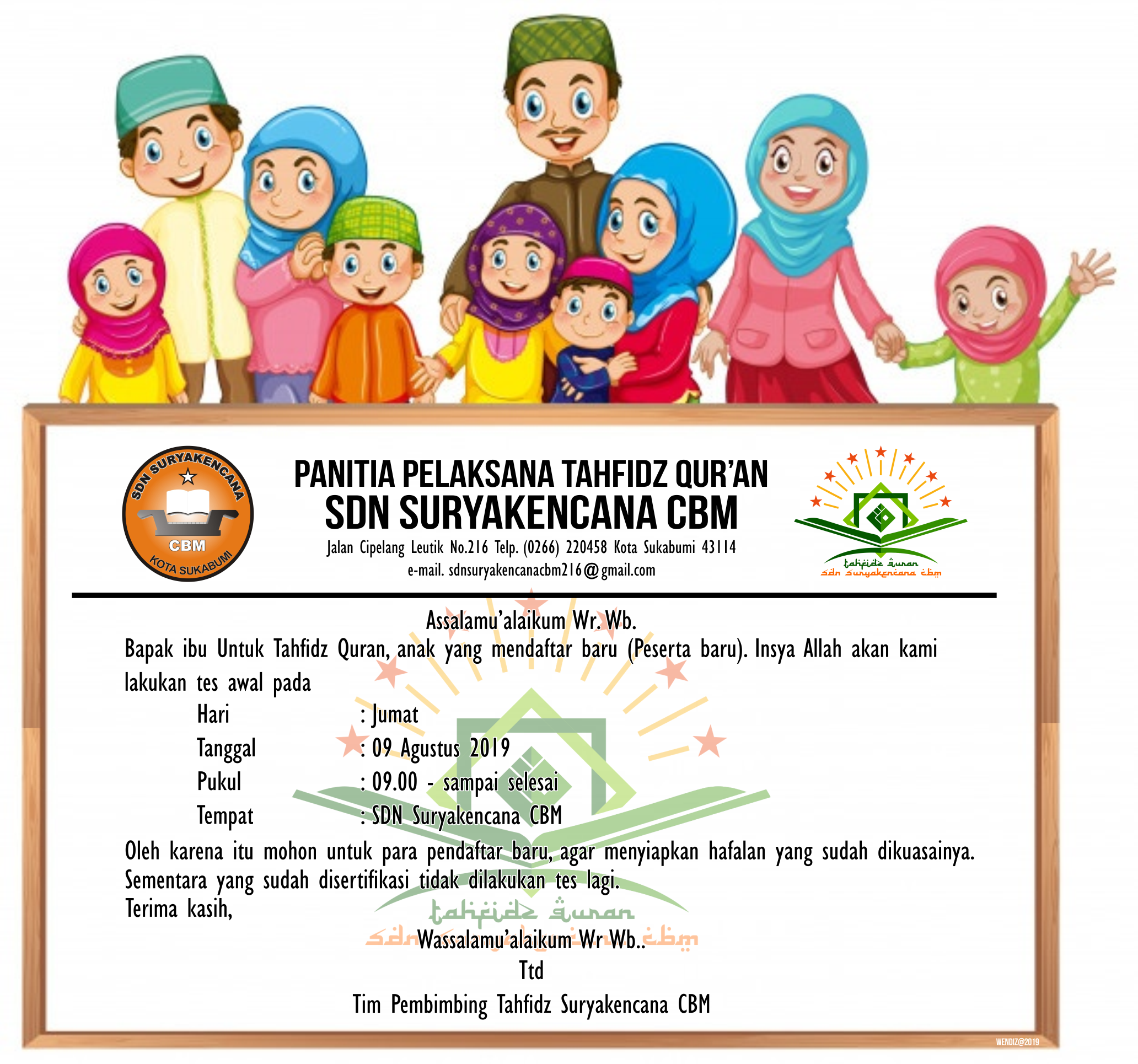 info tahfidz 09082019 suryakencana cbm kota sukabumi